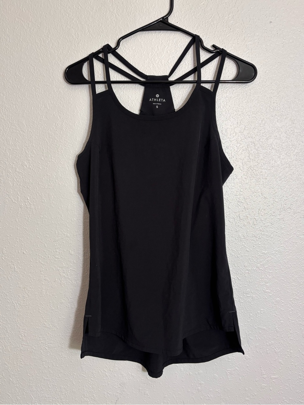 Athleta Black Strappy Back Performance Tank